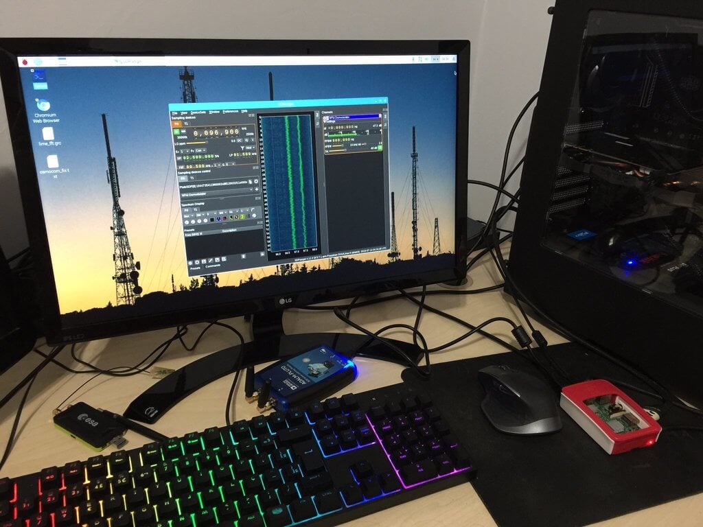 PiSDR Running a SDRAngel with a LimeSDR