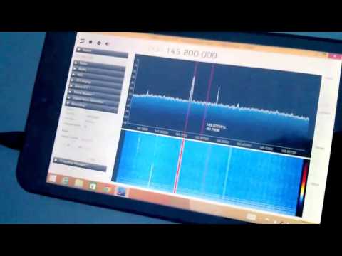 ISS SSTV reception on a portable setup using RTL-SDR