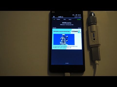 welle.io on Android (DAB+/DAB software radio, RTL-SDR , RTL2832U)