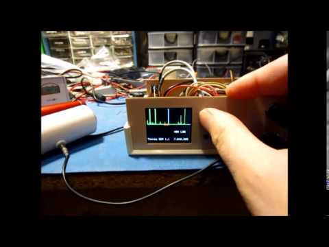 Teensy SDR User Interface Demo - Tuning around the bands