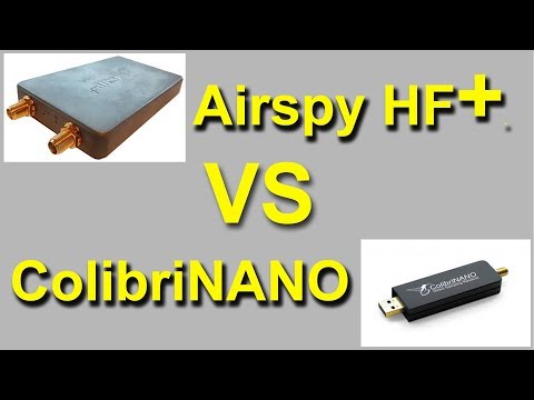 Airspy HF+ vs ColibriNANO Comparison on 3.579 MHz