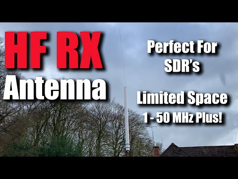 HF RX SWL Antenna For Small Spaces And Apartments RTL SDR