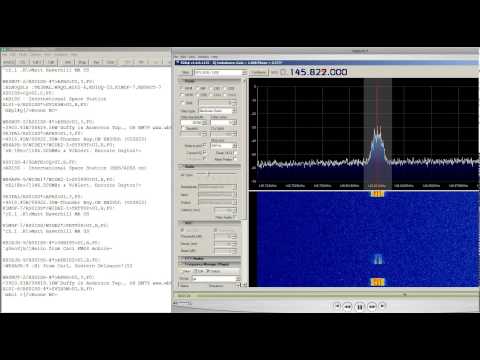 RTL SDR International Space Station Packet Repeater 145.825 Mhz