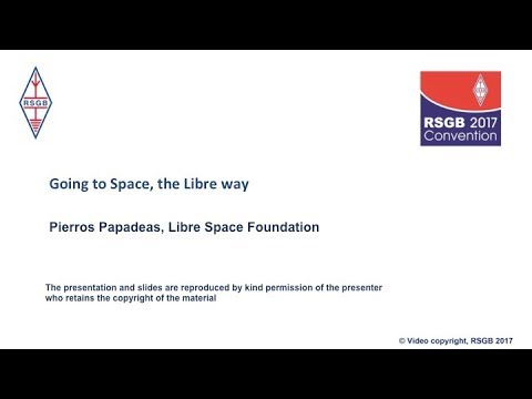 2017: Going to space the libre way - Pierros Papadeas, Libre Space Foundation