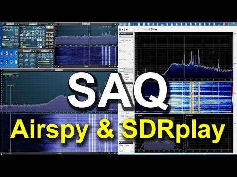 SAQ VLF Receiving with Airspy+Spyverter and SDRplay