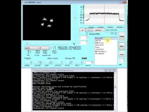 DAB Radio with RTL-SDR (RTL2832) and SDR-J