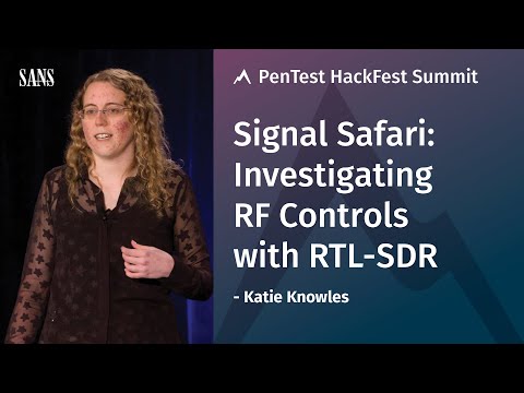 Signal Safari: Investigating RF Controls with RTL-SDR – SANS Pen Test HackFest 2017