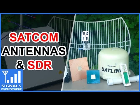 Satcom Antennas for L-Band Reception via RTL SDR