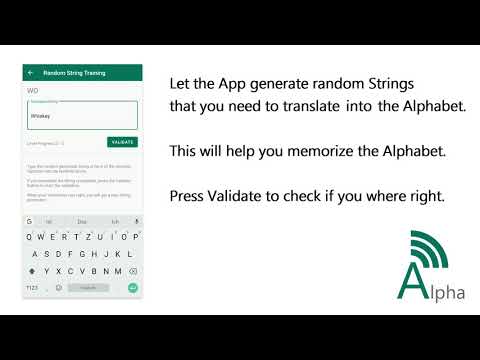 Phonetic Alphabet Trainer - App Promo