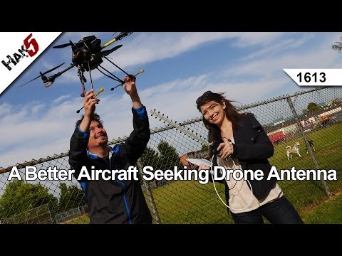 A Better Aircraft Seeking Drone Antenna, Hak5 1613