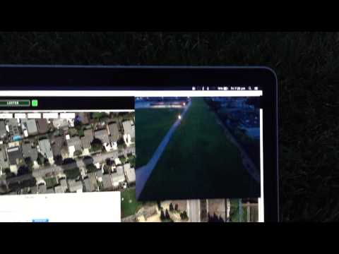 Drone + SDR: USRP E310 real-time digital video downlink (teaser)