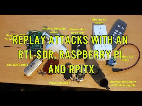 Replay Attacks at 433 MHz with RTL-SDR and a Raspberry Pi running RPiTX