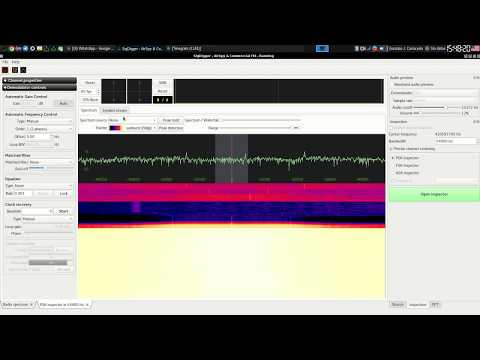 Using SigDigger to inspect a PSK channel