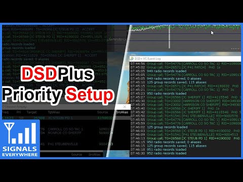 RTL SDR Digital Radio Scanning Priority and Groups With DSDPlus Fastlane Setup Tutorial