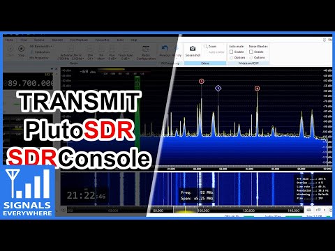 SDR Console v3 Transmitting With PlutoSDR