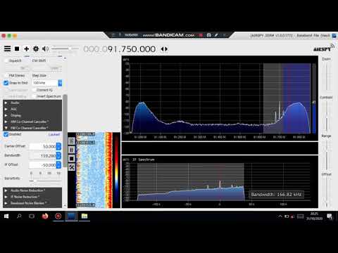 A demonstration of the SDRsharp FM Co Channel Canceller with Es signals