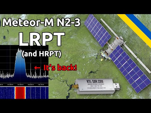 Receiving Meteor-M N2-3 LRPT and HRPT || Satellite reception pt.11