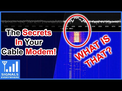 The Secret Signals Hiding In Your Cable Modem | SDR Used to Sniff Cable Internet Modem Coax