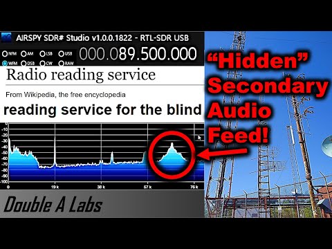 SDR# Plugin for Tuning an FM SCA Subcarrier (Radio Reading Service for the Blind) (with RTL-SDR USB)