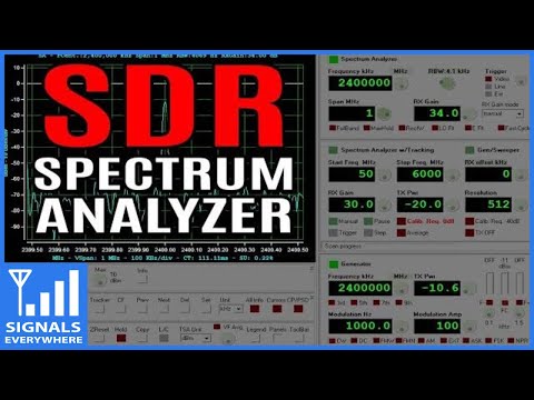 Spectrum Analyzer and Tracking Generator with Pluto SDR