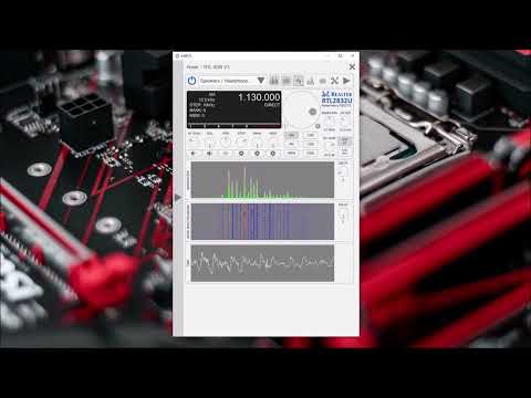 Brief Demonstration of new niliBOX software for the RTL-SDR V.3 SDR USB Dongle