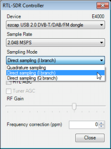 RTL-SDR Direct Sampling Mode