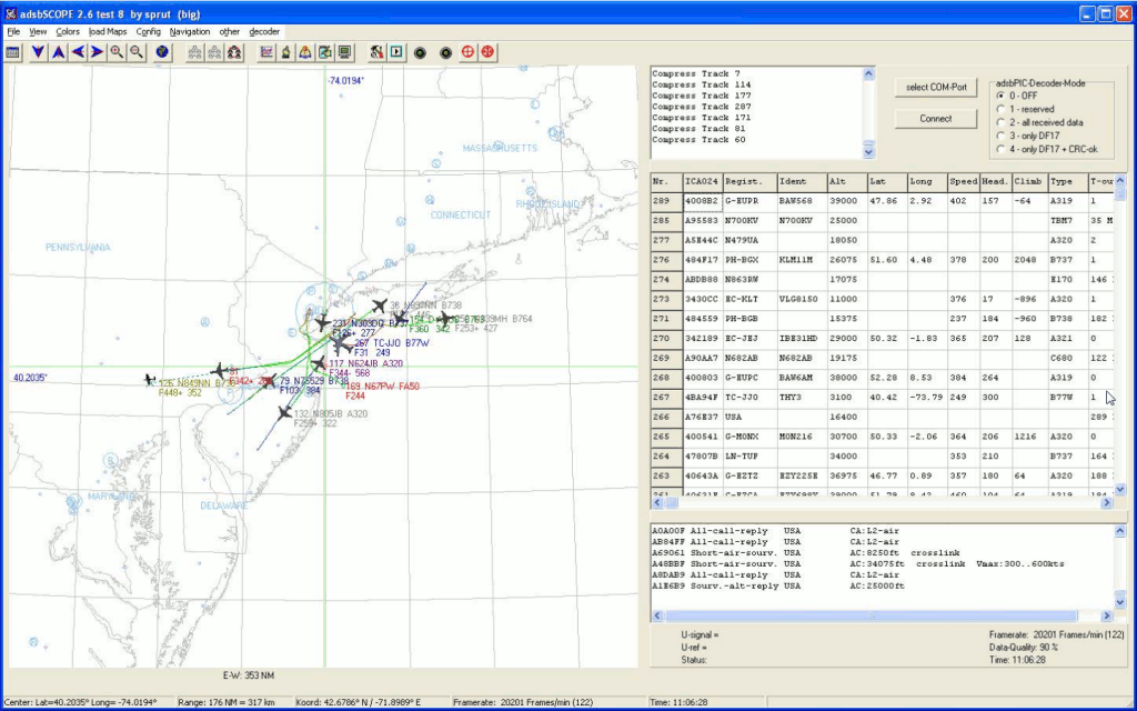 adsb planeplotter