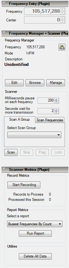Frequency Manager + Scanner Plugin