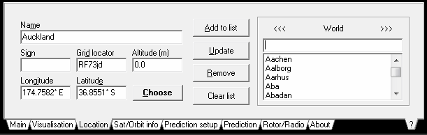 Orbitron Choose Location