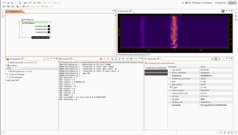 RTL TCP Block for REDHAWK