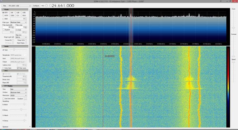 HP Laptop Microphone Leak at 24 MHz