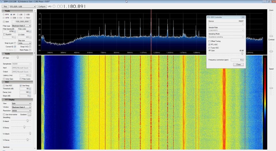 No Hardware Mod Direct Sampling in SDR# Receiving AM Radio