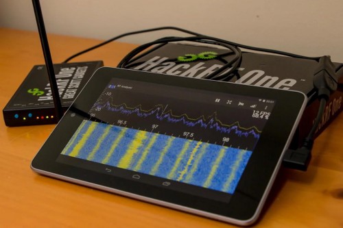 RF Analyzer Android App for the HackRF and RTL-SDR