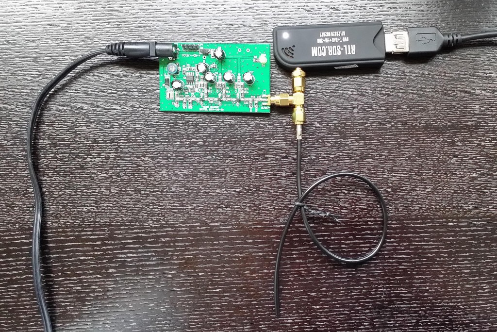 Coax Notch Filter Test Setup