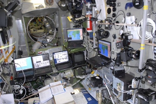 Computers on the ISS used to transmit SSTV images