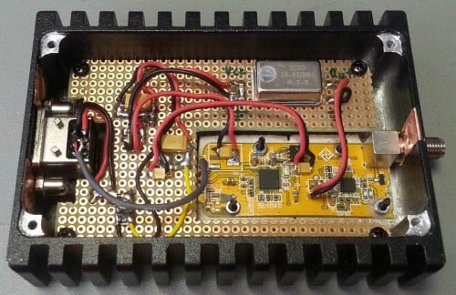 Modded R820T2 RTL-SDR Dongle