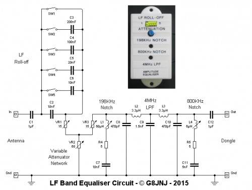 G8JNJ's LF Band Equalizer Circuit