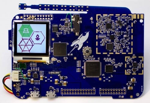 The Rad1o, a HackRF compatible software defined radio.