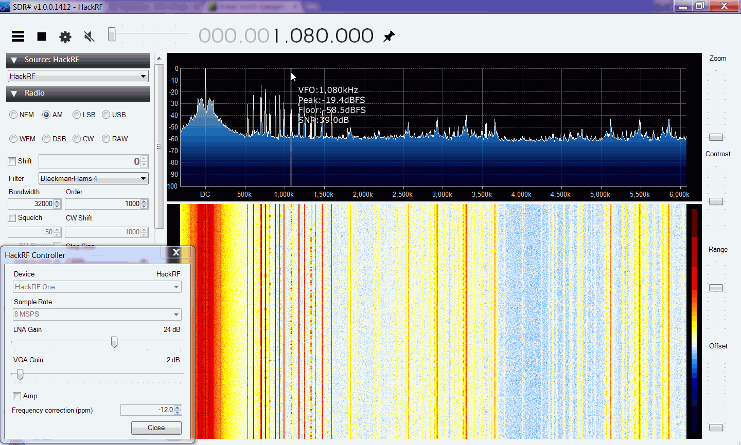 Hackrf Flight Path AM_HackRF