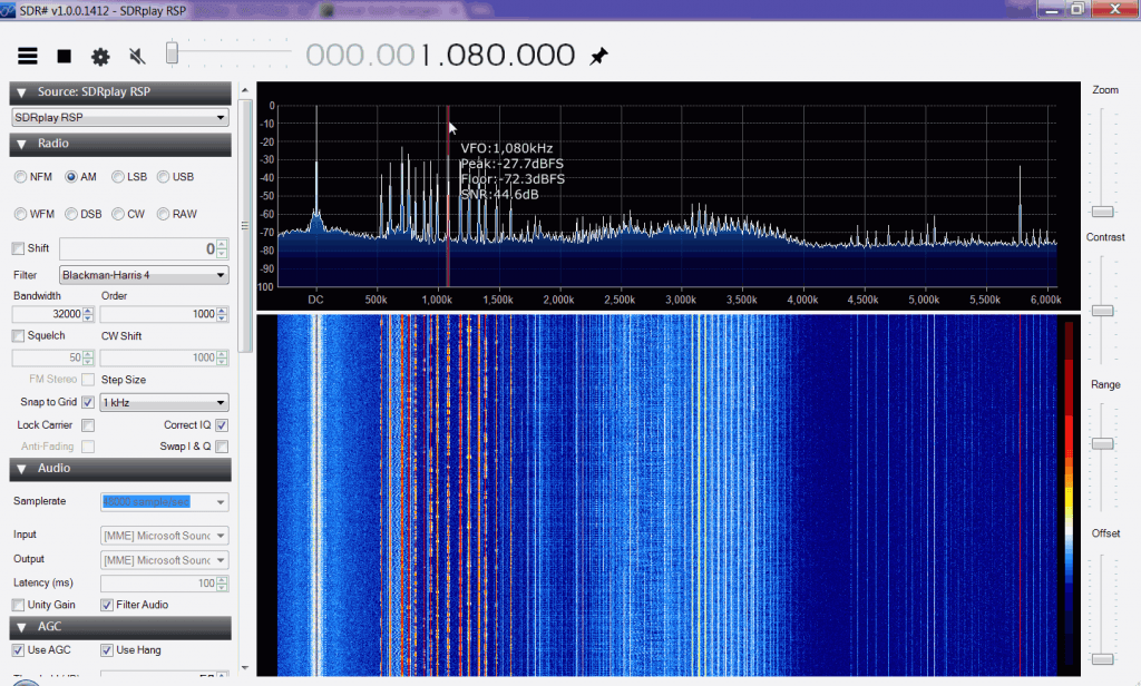 Receiving AM radio with the SDRplay RSP