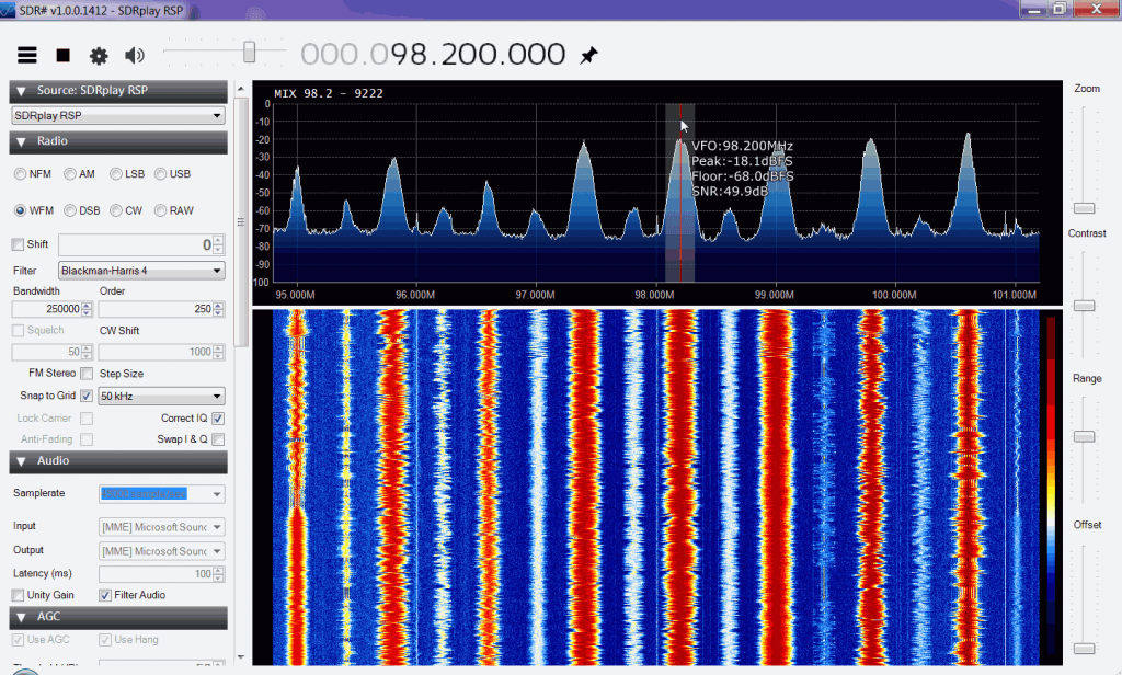 Broadcast FM with the SDRplay RSP