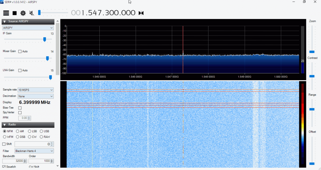 Receiving L-band satellites with an Airspy