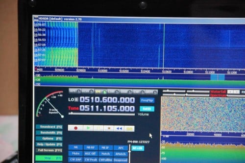 DVB-T signal with corner reflector.