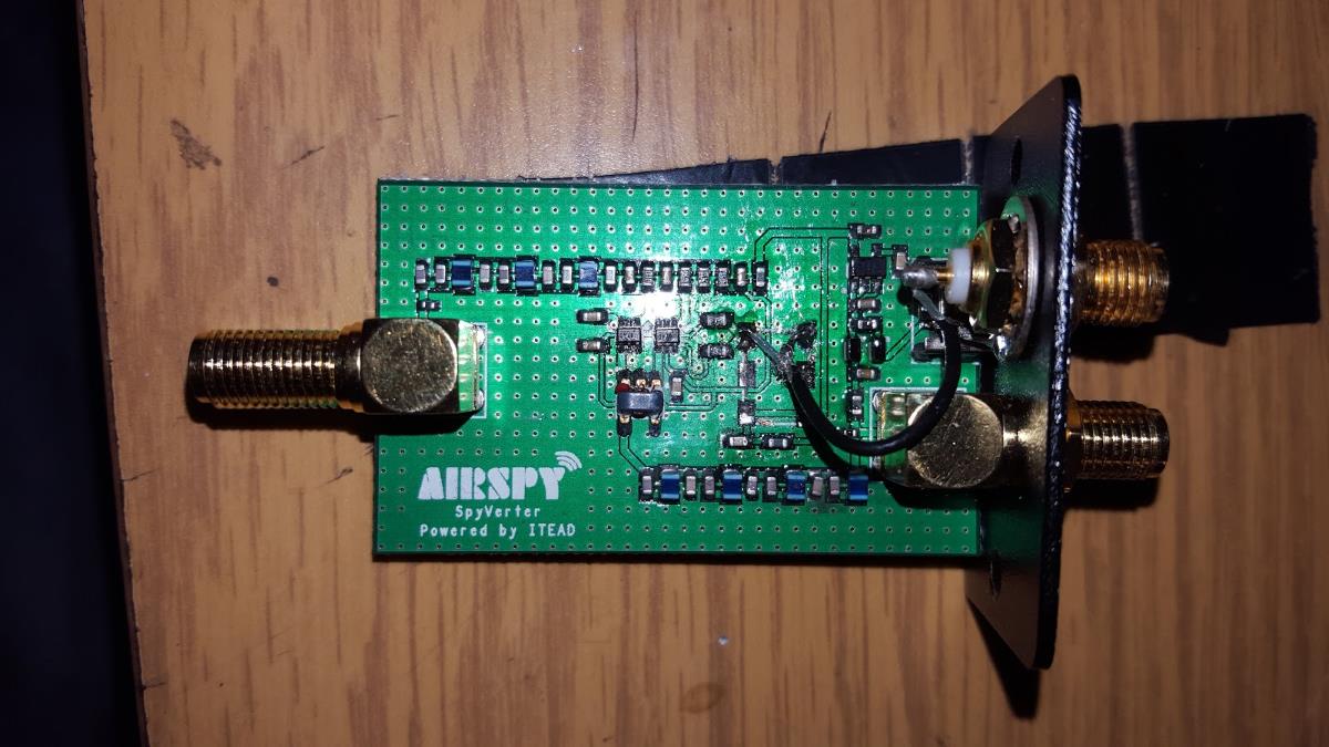 Modded Spyverter with external clock input.
