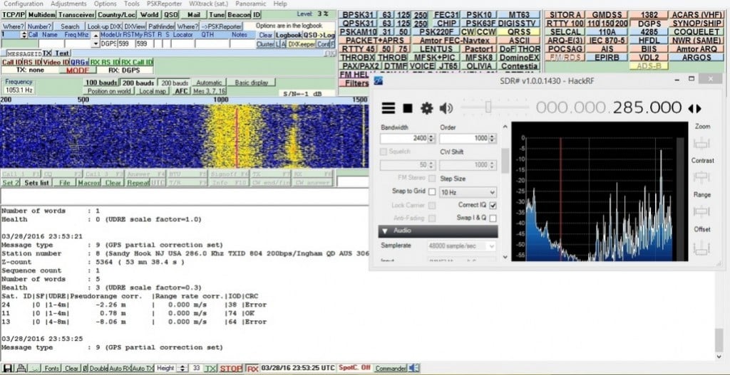 DGPS received with a HackRF