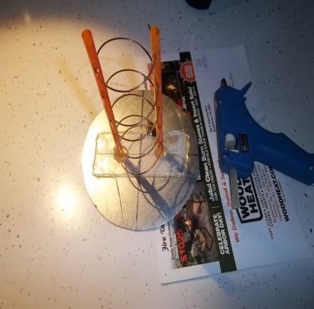 Glue the plexiglass onto the 130mm ground plane