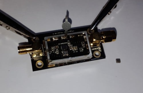 Outernet LNA Modified for Iridium Reception