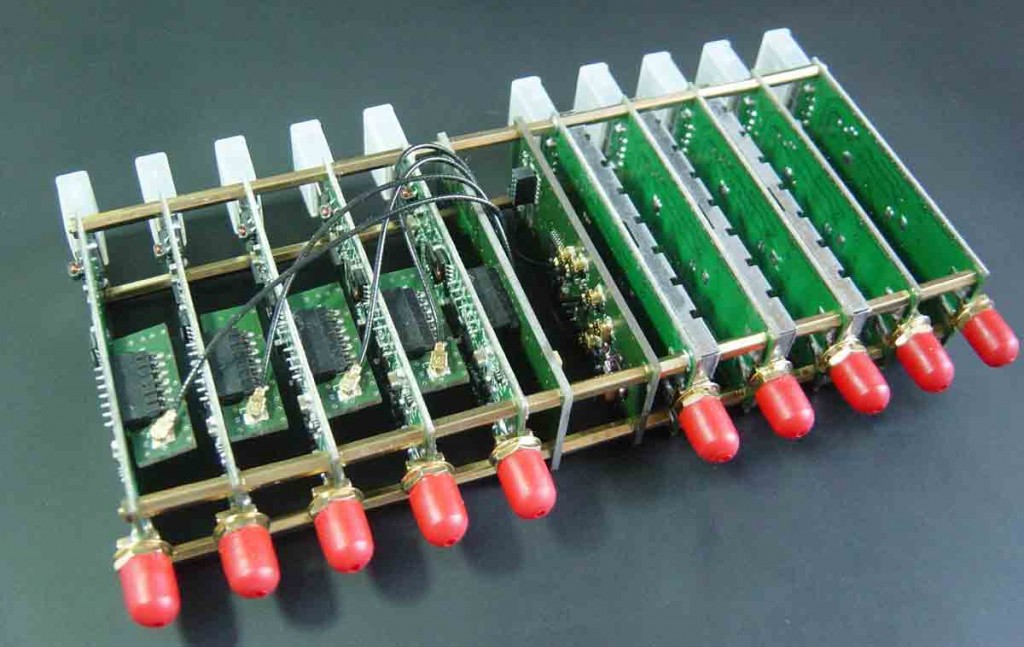 A ten channel RTL-SDR coherent receiver.