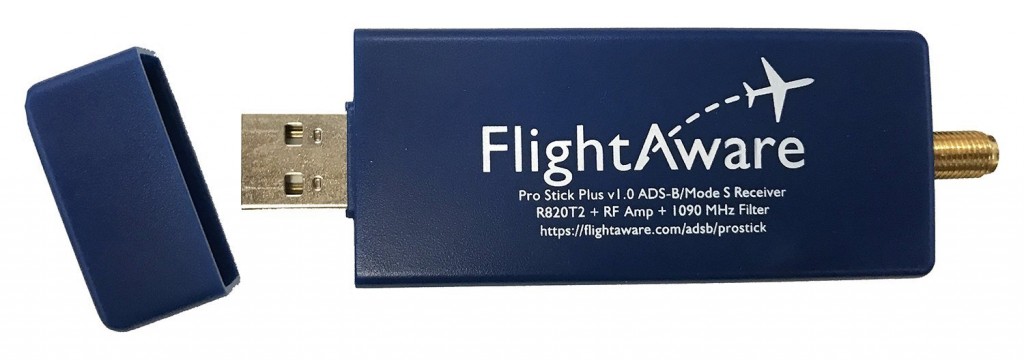 The new Pro Stick Plus RTL-SDR based ADS-B Receiver from FlightAware.