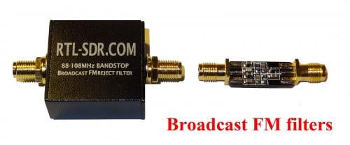 Two BCFM band stop filters tested by Akos.